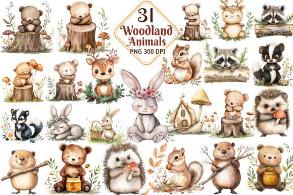 Cute Woodland Animal Clipart: A Designer's Guide