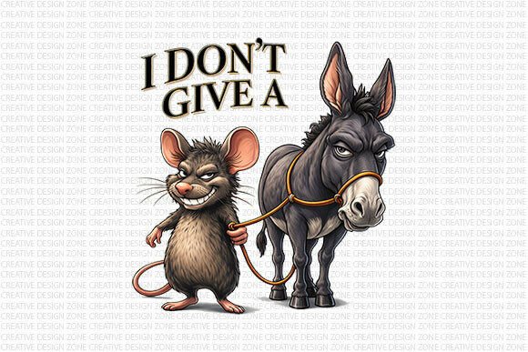 Don’t Give a Funny Animal PNG: Infuse Sarcasm into Your Designs