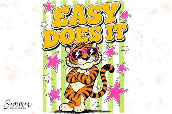 Easy Does It Tiger: Retro Charm for Modern Design