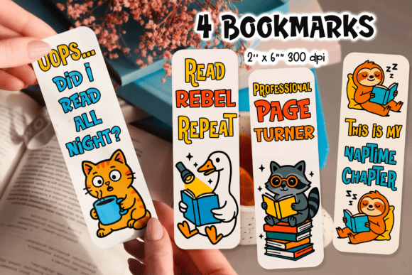 Funny Animal Reading Bookmarks PNG: A Toolkit for Whimsical Engagement