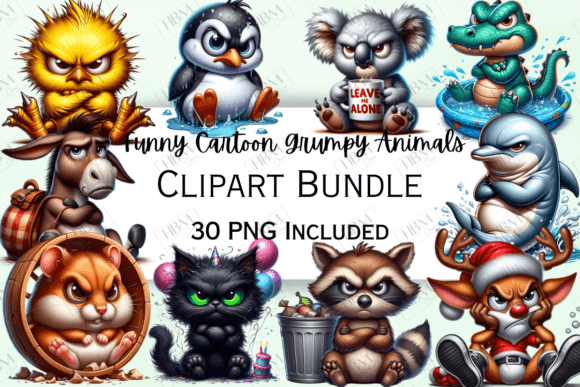 Inject Sass and Humor with Grumpy Animal Clipart