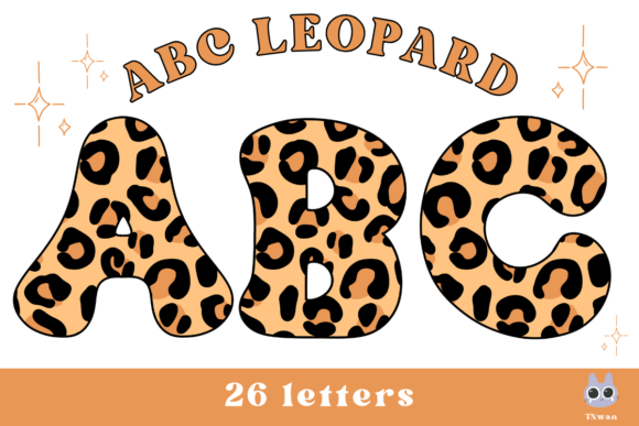 Leopard Skin Alphabet: A Creative Font for Bold Projects