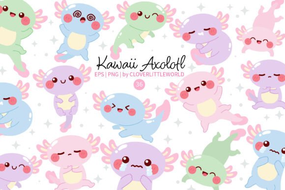 The Irresistible Appeal of the Cute Axolotl Animal Character