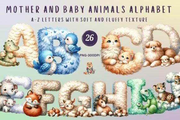 Watercolor Mother & Baby Animal Alphabet: A Designer's Deep Dive