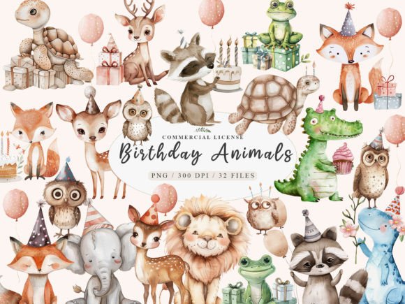Woodland Birthday Clipart: Elevating Your Design Projects